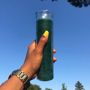 8” Green Manifesting Candle🌿✨